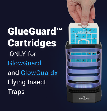 5-Pack Refill Sticky Pads for GlowGuard Cordless Flying Insect Trap (Device NOT Included), Non-Toxic, No Chemicals